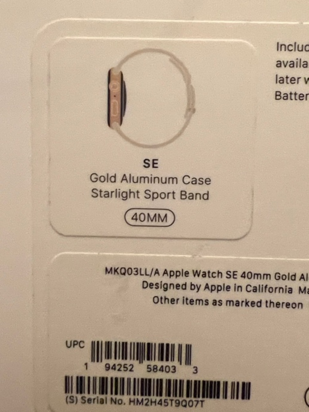Apple Watch w/original packaging - Picture 4 of 6